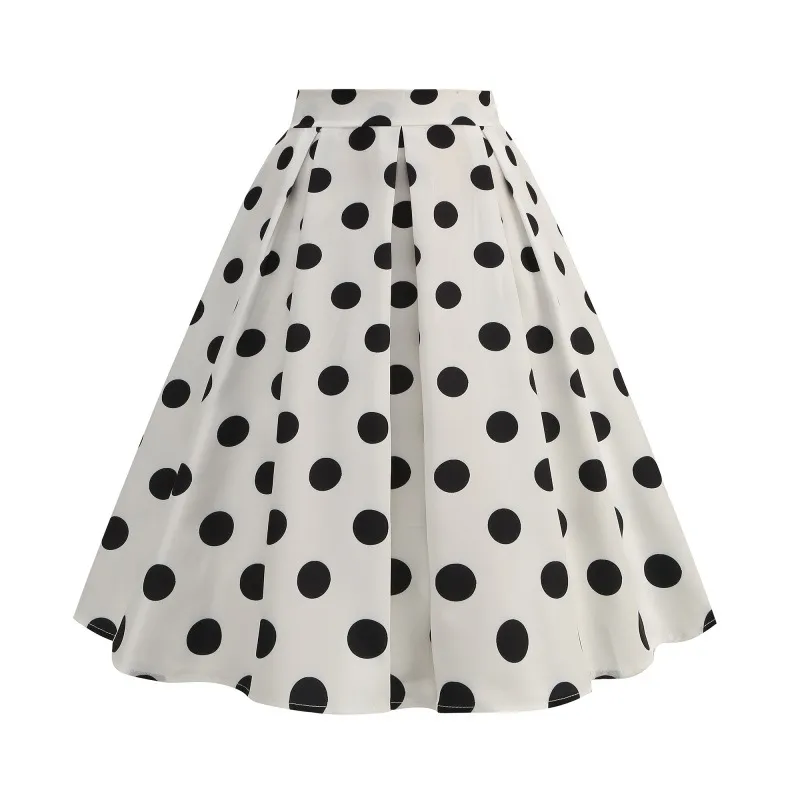 Versatile Slimming A-line Flared Skirt - 3826 Style