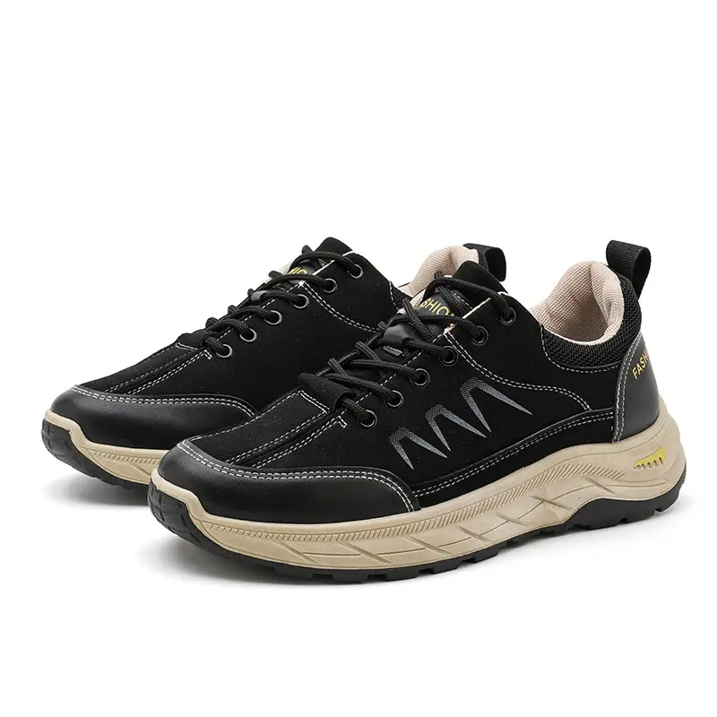 Mens Casual Plus-size Waterproof Thick-soled Sneakers