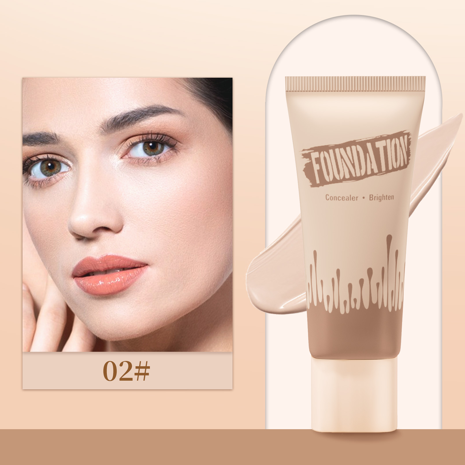Concealing Foundation Oil Control Makeup Natural BB Cream 7