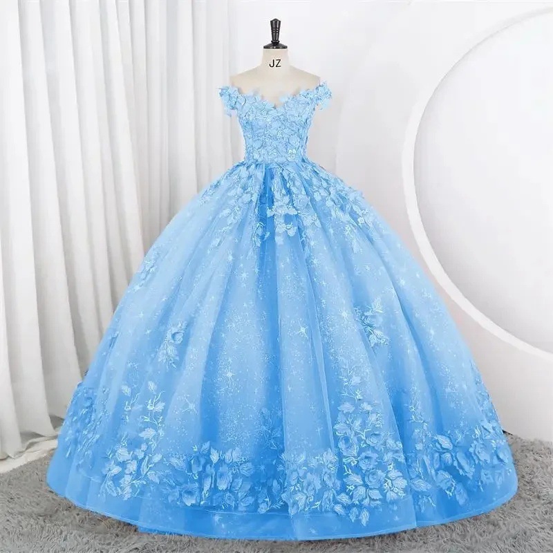Short-Sleeve Long Evening Dress, picture 7 of 11