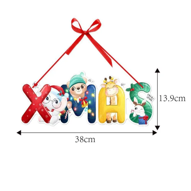 Christmas Decoration Door Width Hanging Decoration Party Decoration Xmas - Shop at LoveMi