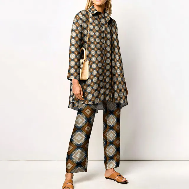 Spring And Autumn Long Sleeve Women's Shirt Outfit Element 8 - Shop at LoveMi