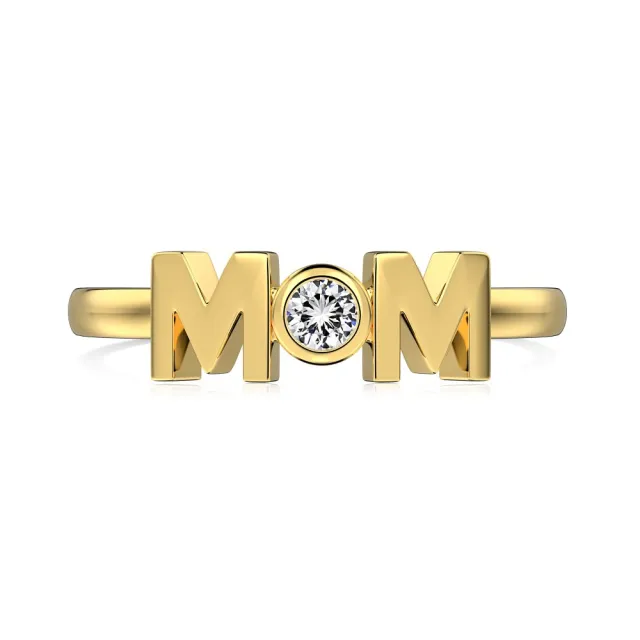 MOM Design Refined And Simple Personality Ring Gold - Shop at LoveMi