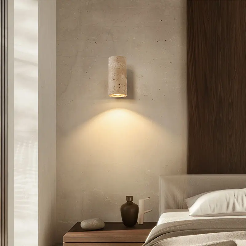 Huangdong Stone Wall Bedroom Bedside Lamp