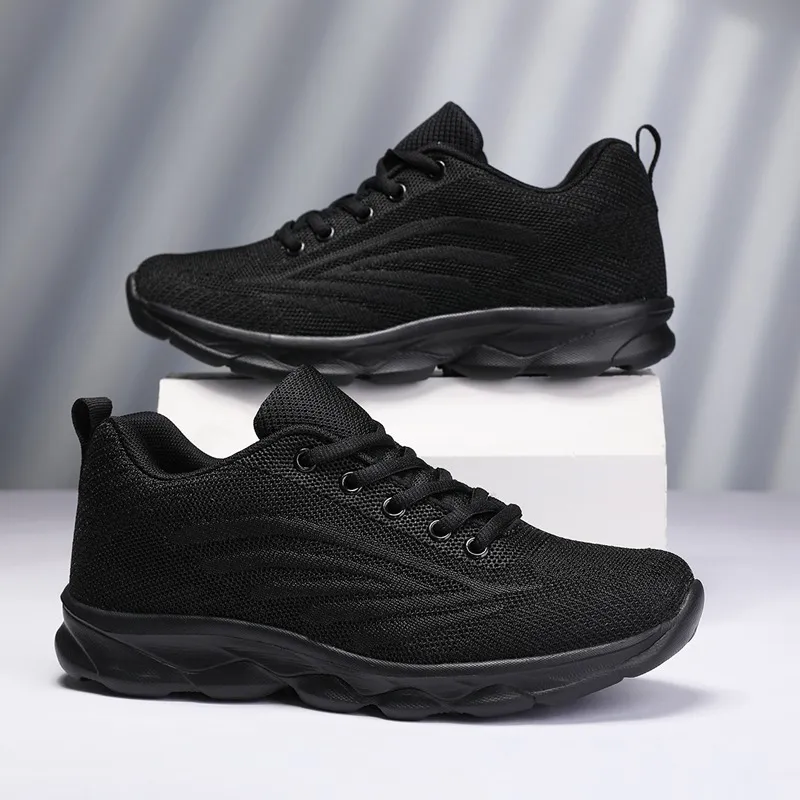 Flat Bottom Sneaker Light Running - Black
