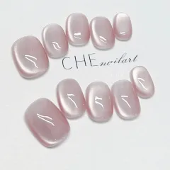 Short Square Round Nail Stickers Hand Wear Armor - Short Square Circle - View 1