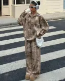 Light Brown Camouflage Suit