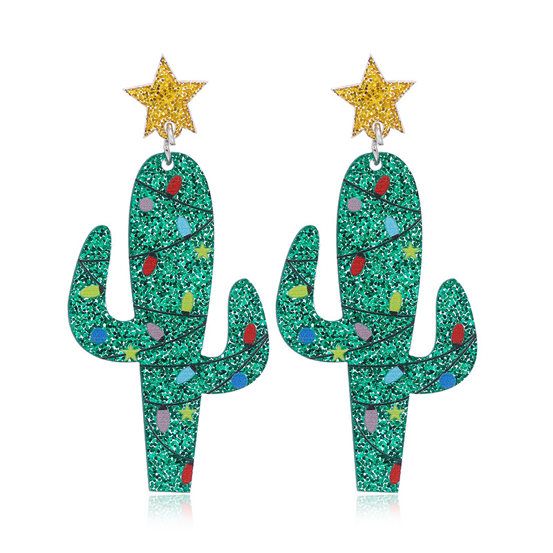 Fashion Christmas Earrings Women's Design Sense