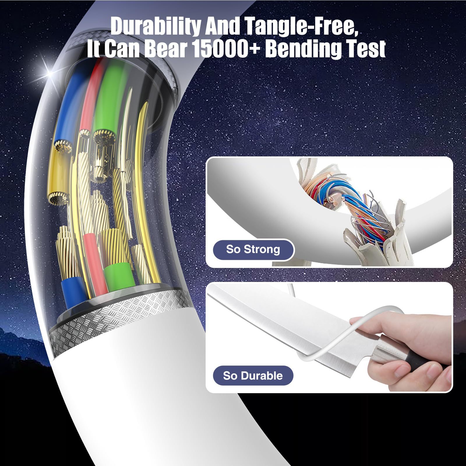 Fast Charging Mobile Phone Data Cable
