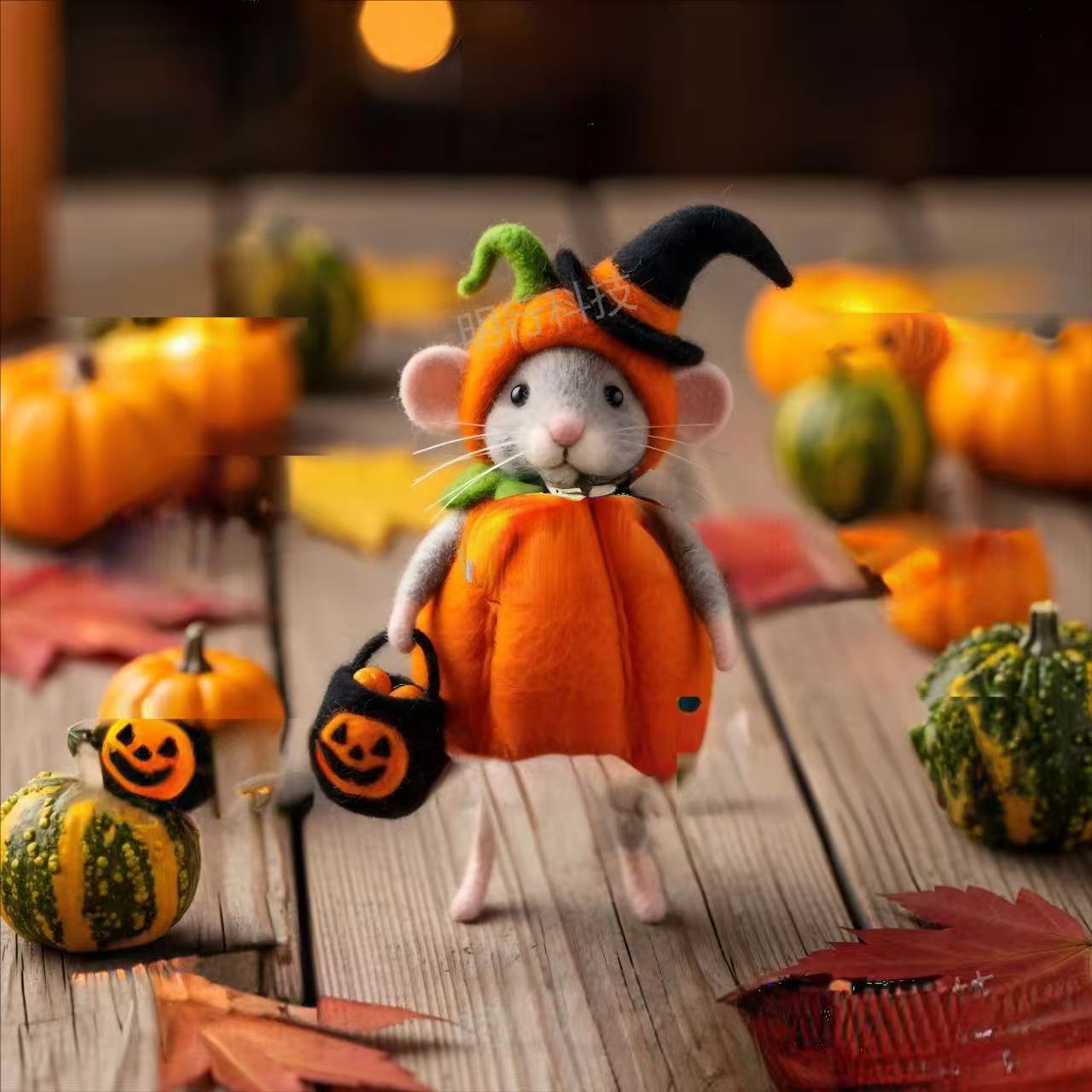 Halloween Ghost Pumpkin Mouse Cute And Adorable 9