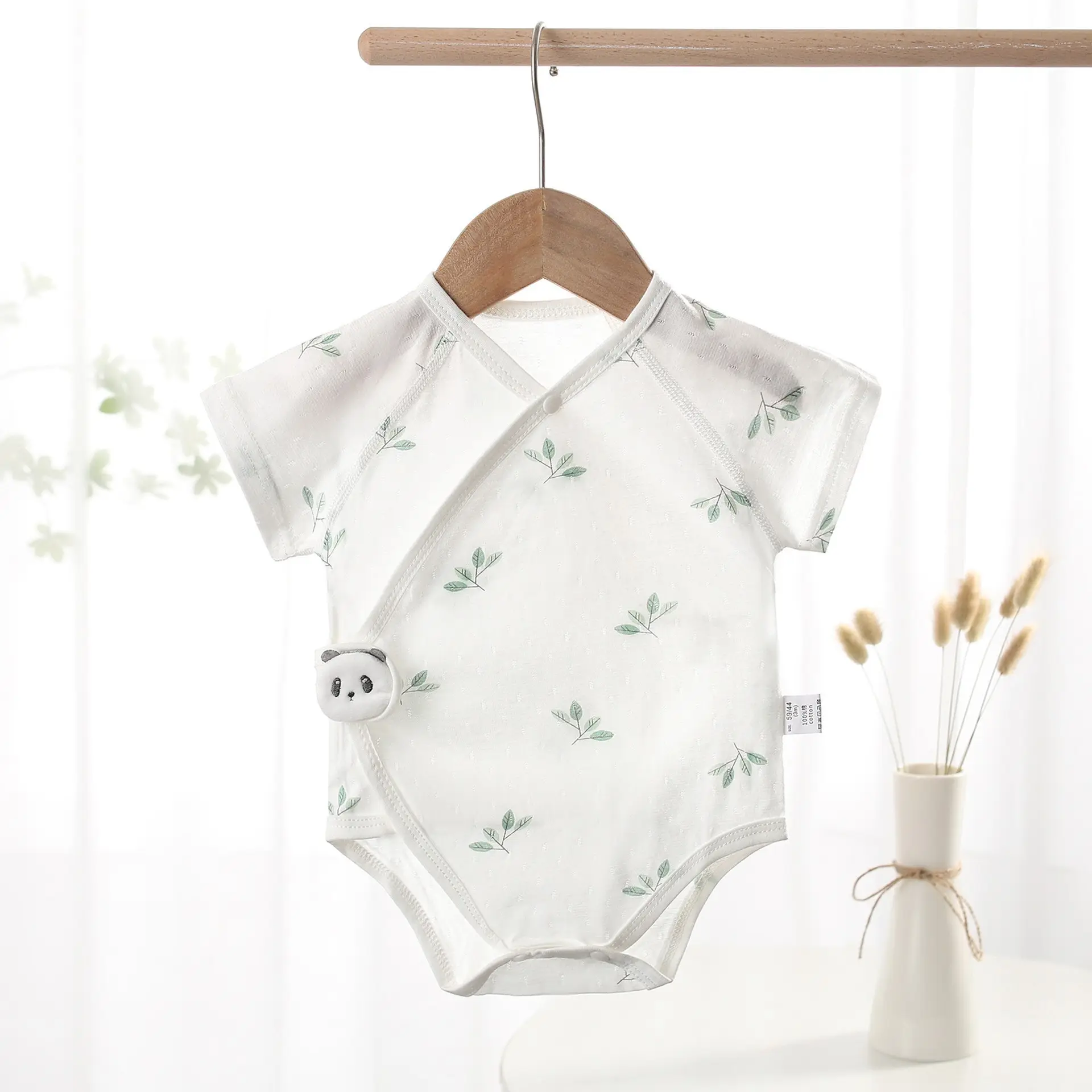 Pure Cotton Newborn One-piece Baby Clothes, Short
