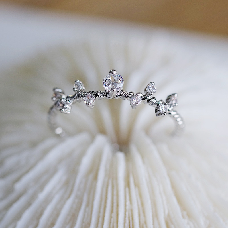 S925 Sterling Silver Gold Plated Index Finger Ring
