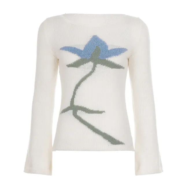 Fashionable New style American style Long sleeve Women's Tops For Fall And Winter Beige - Shop at LoveMi