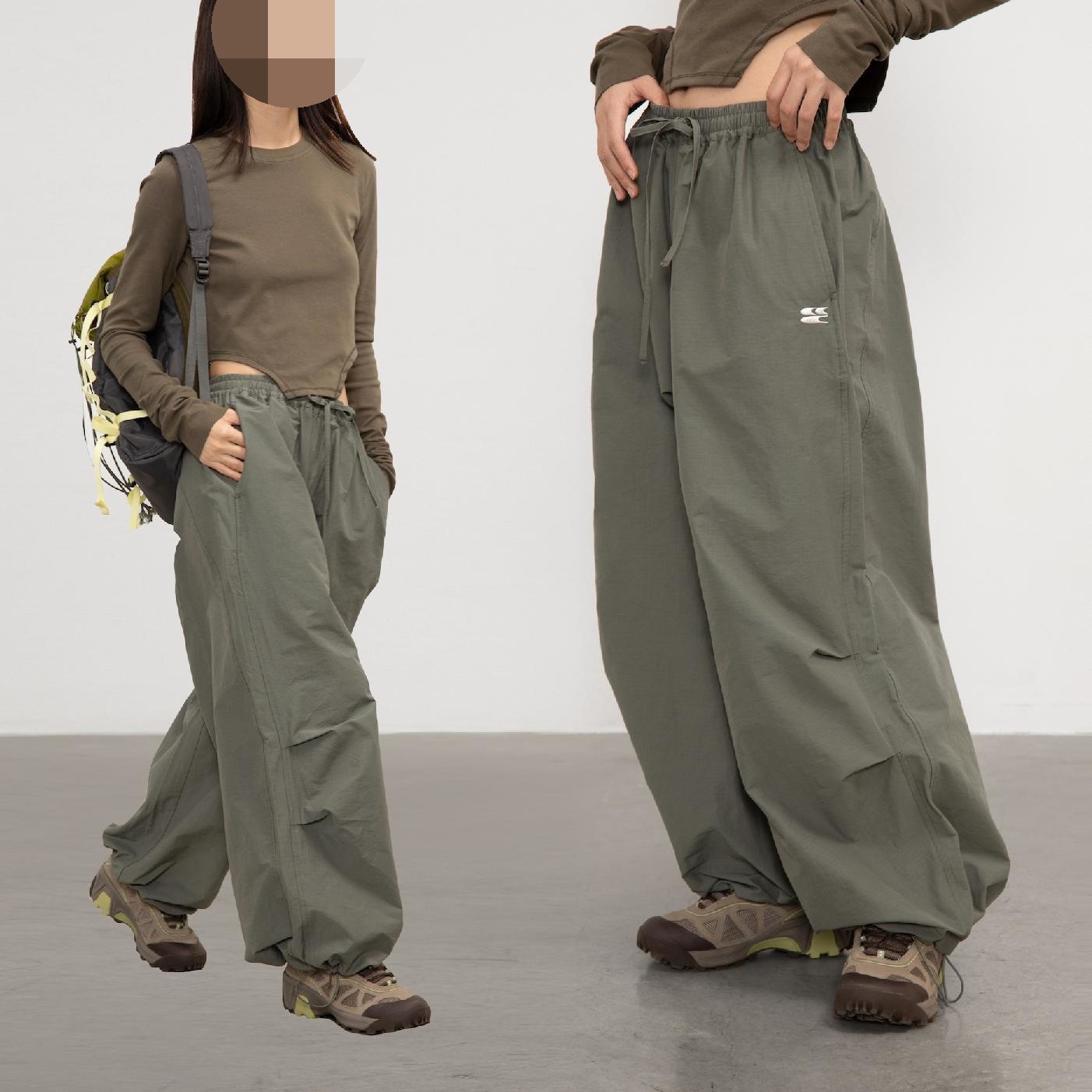 Women's Loose Street High Waist Casual Pants