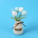 5 Blue Tulip Vase Base