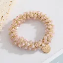 Pink Crystal Hair Bands 10