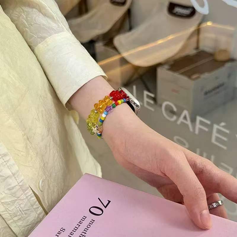 Rainbow Bear Watch Strap Compatible With 22mm20mm18mm Straps 4