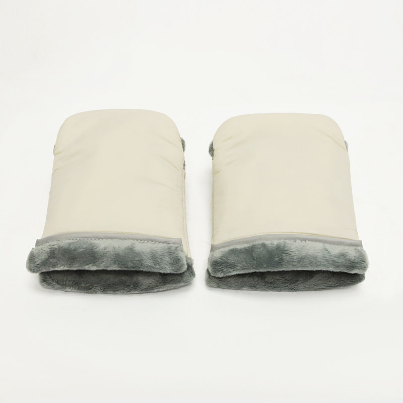 Beige Waterproof Warm Gloves