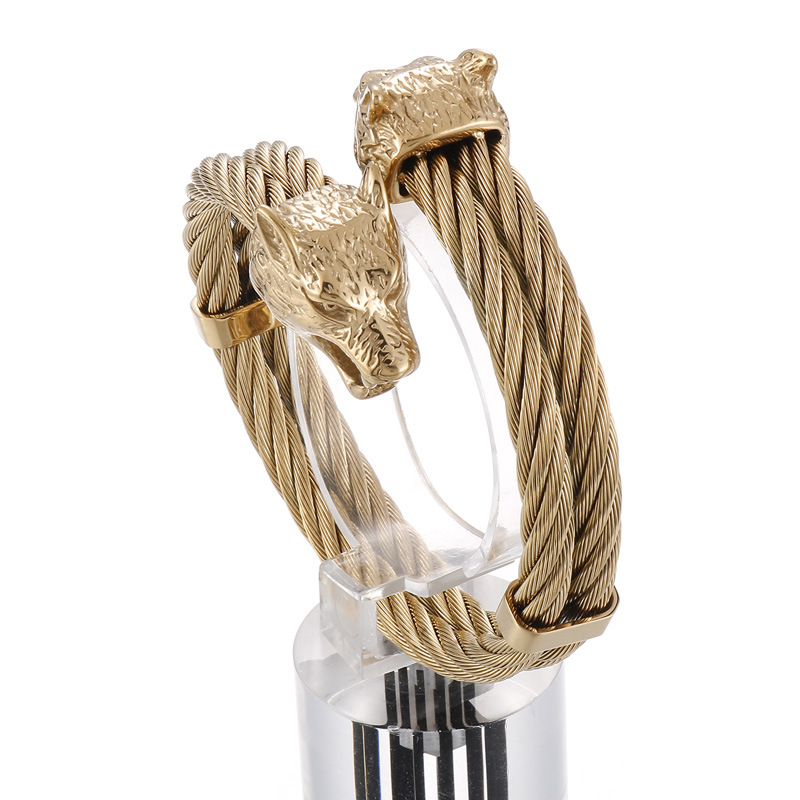 Titanium Steel Vintage Electroplated Bracelet