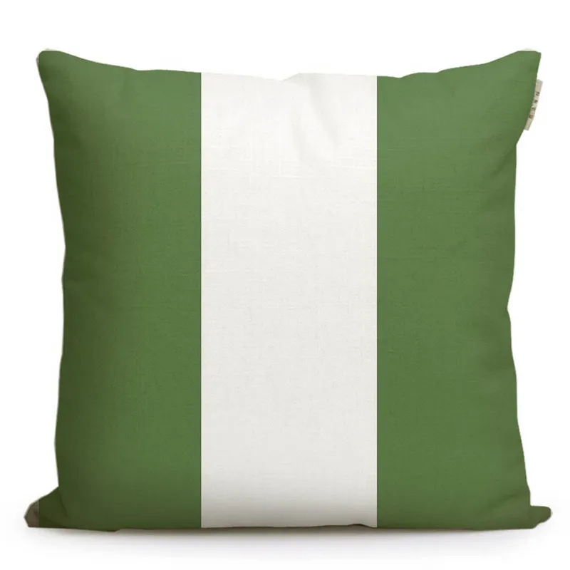 World Flag Symbol Peripheral Gift Pillow - Nigeria