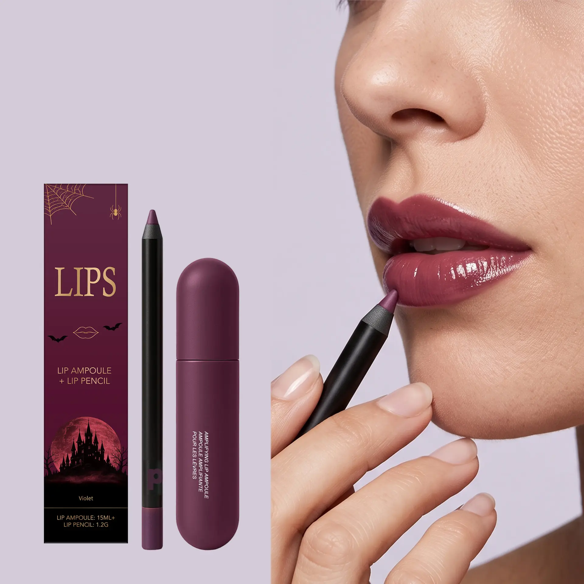 Moisturizing Lip Gloss And Liner Collection