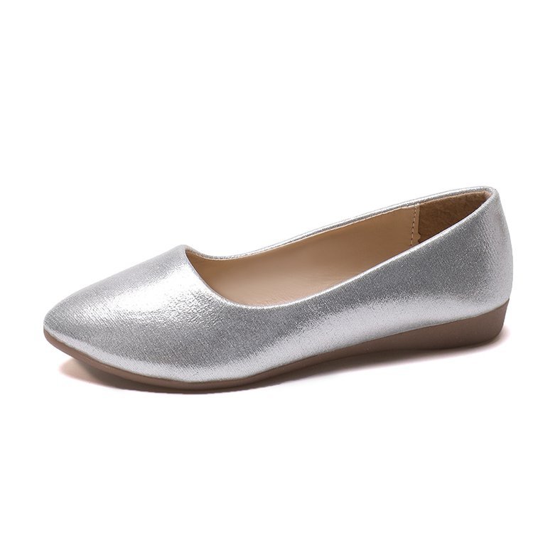 Pointed-Toe Slip-On Flats