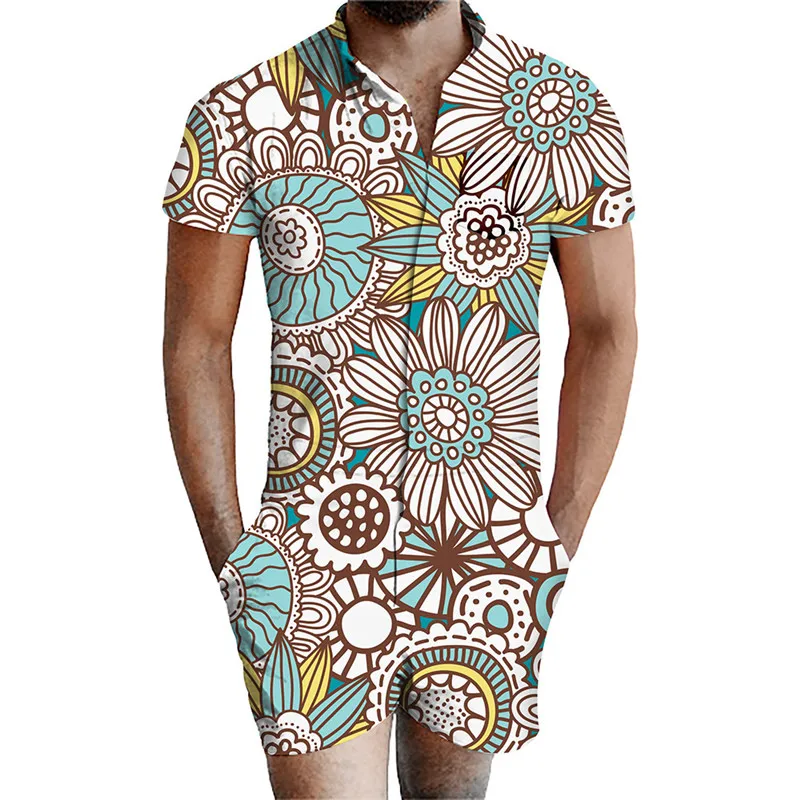 Title 16, Jumpsuit voor heren met print