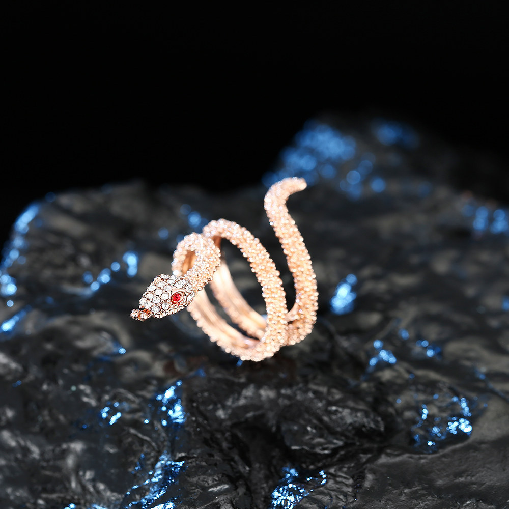 Fashion Alloy Bracelet Creative Snake Ring