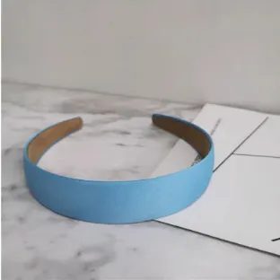 New Korean Style All match Headband Gentle 3Cm Sky Blue - Shop at LoveMi