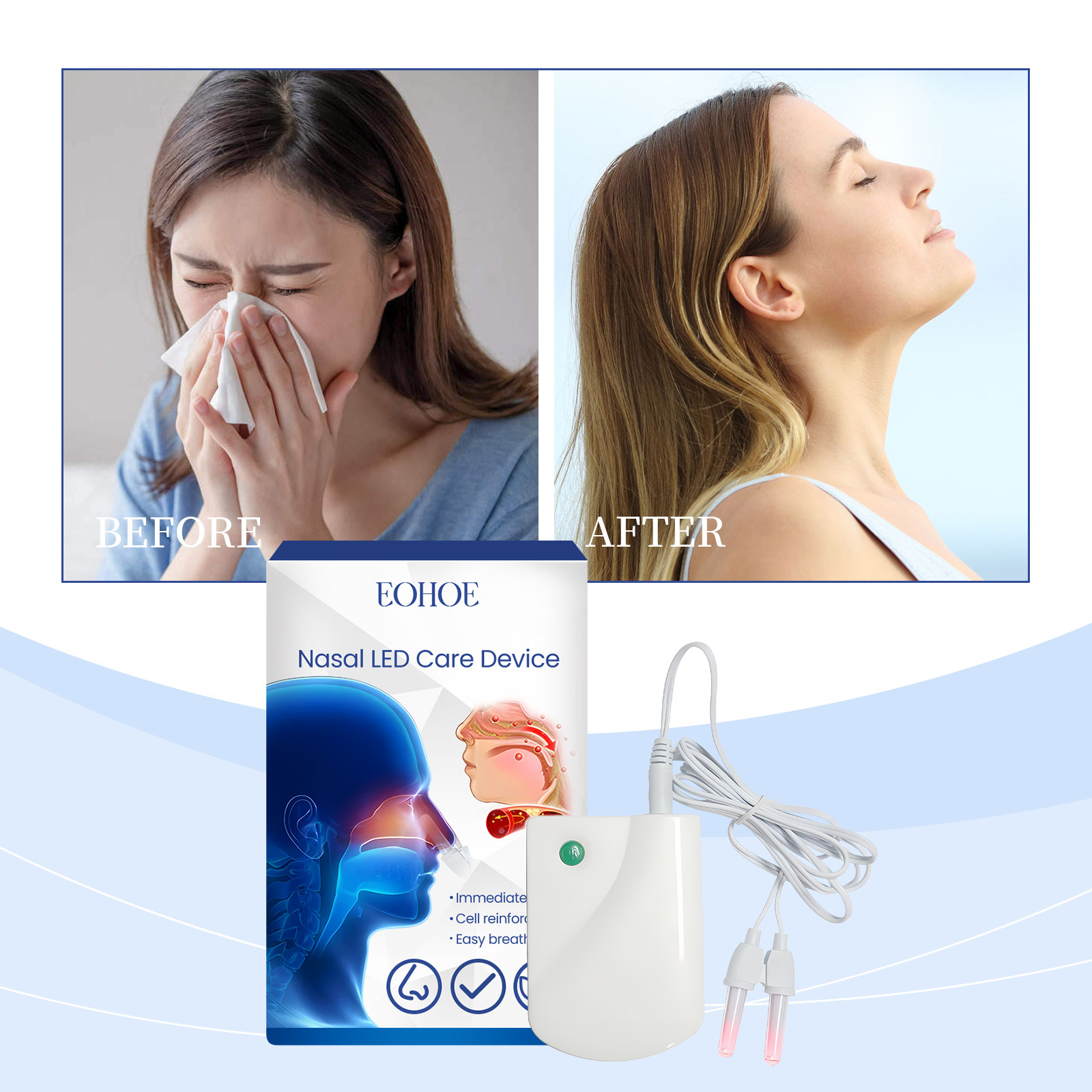 Nasal Discomfort Relieving Discomfort Health Care Device - Image 1