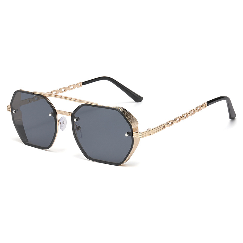 High-end Multi-sided Dual-bridge Sunglasses For Women, Fashionable
