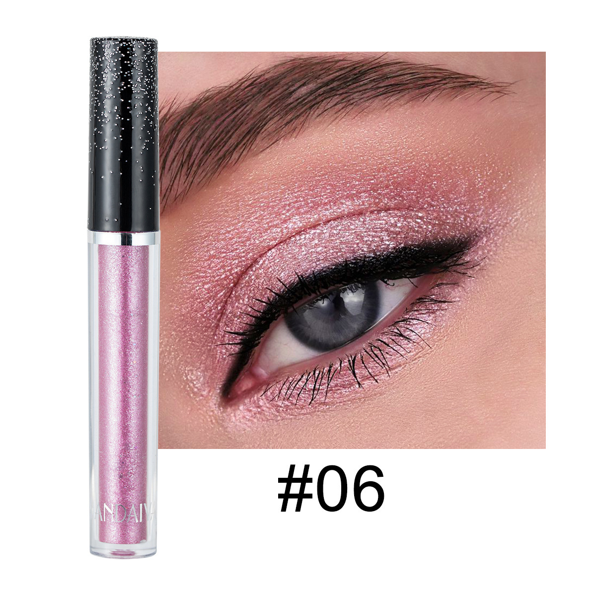 12-color Diamond Liquid Eye Shadow Psychedelic Pearlescent 8