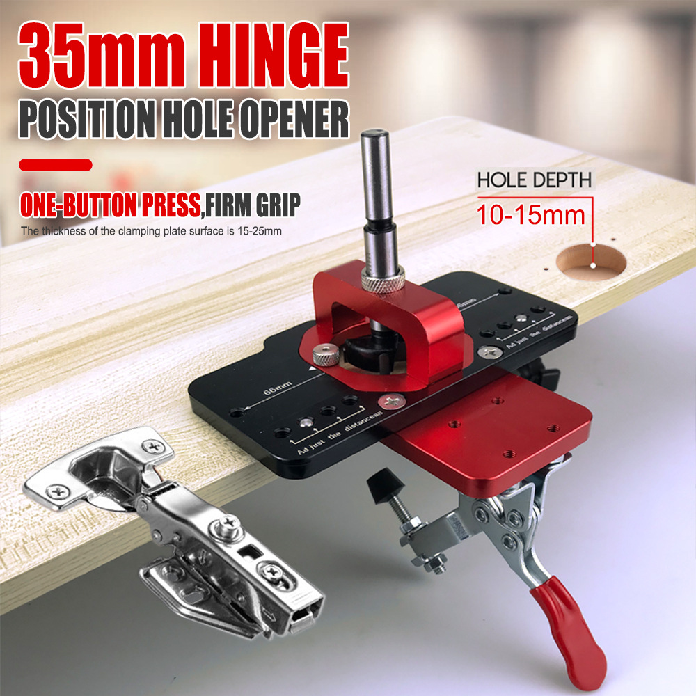 Woodworking 35mm Drilling Installation Auxiliary Tool - Image 2