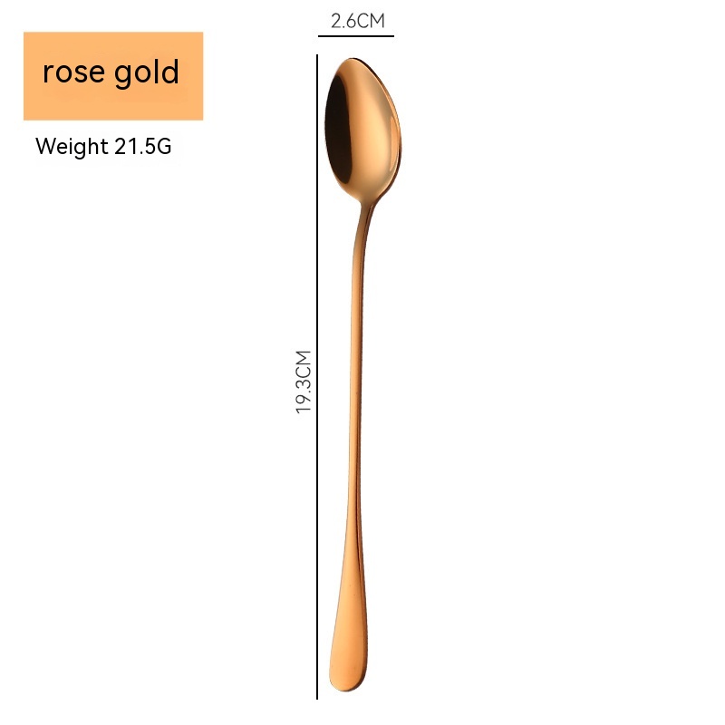 Rose Golden Tip Spoon