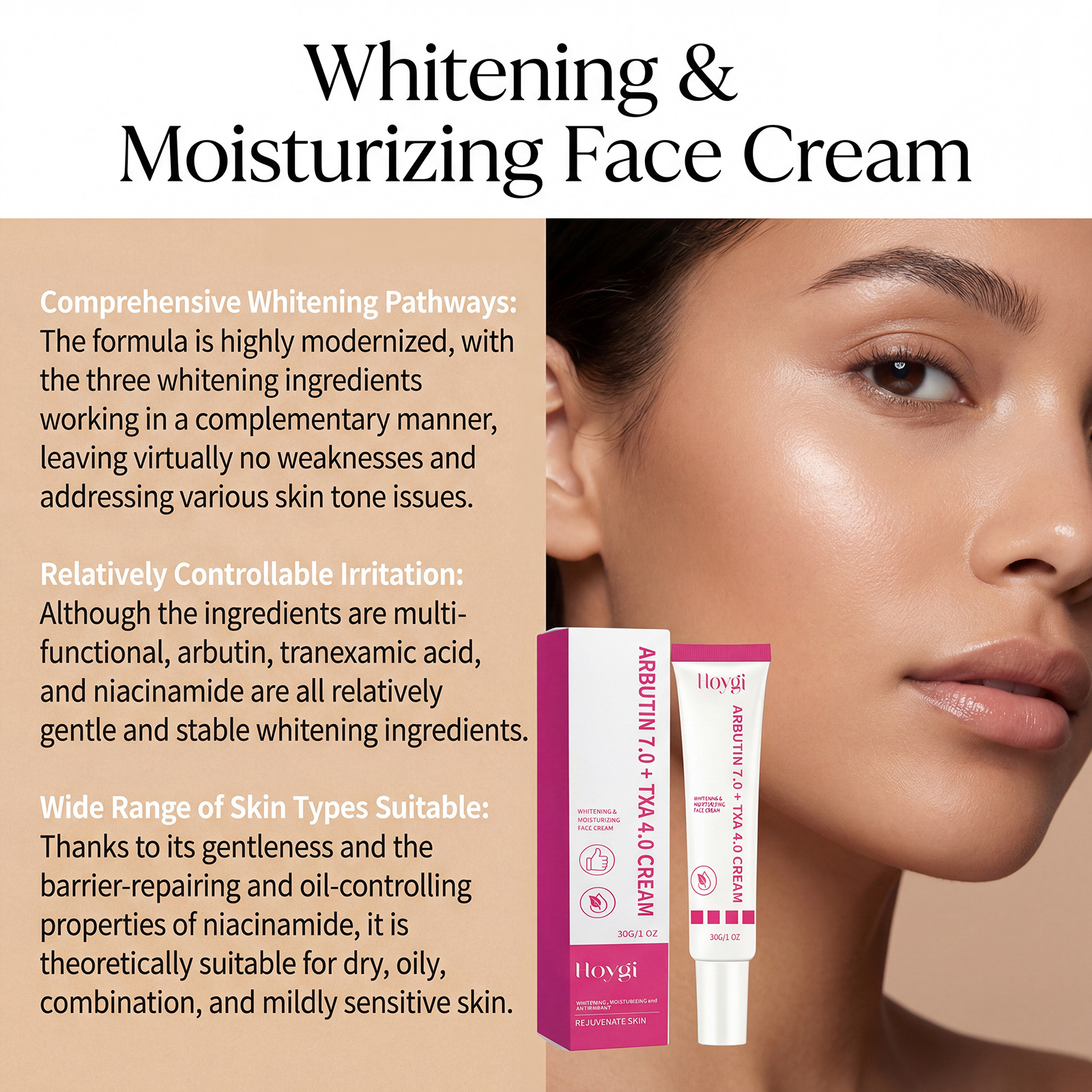 Whitening And Moisturizing Face Cream