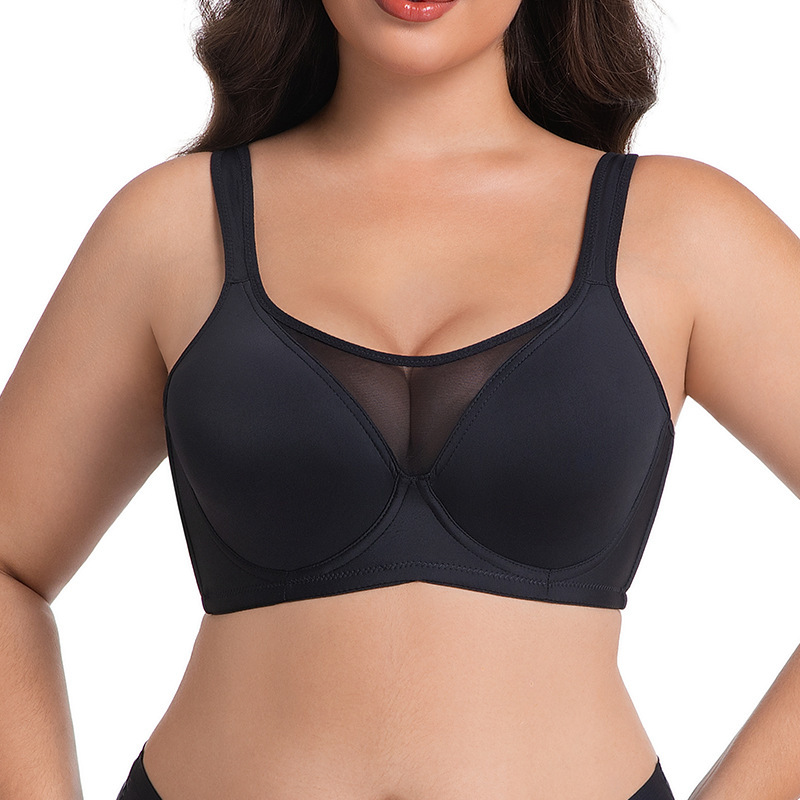 Plus-size Push-up Anti-sagging Bust-flattering Underwire Sexy Bra