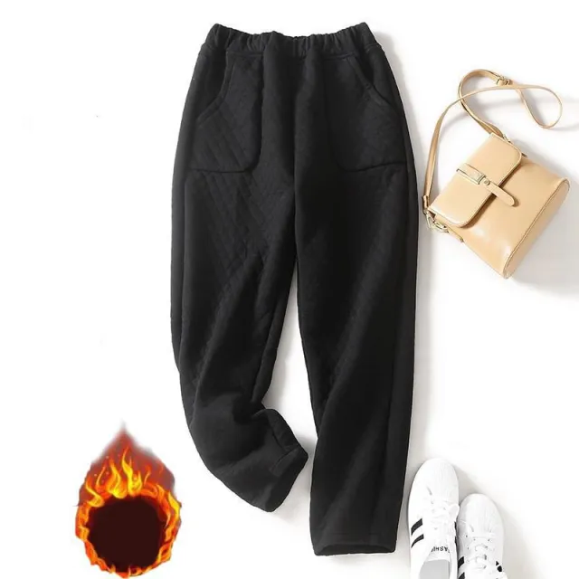 Fashion Leisure Warm Trousers For Women Black - Shop at LoveMi