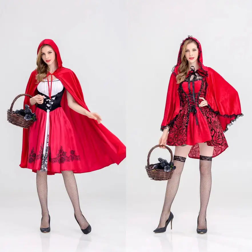 Women's Halloween Little Red Riding Hood Ball Costume