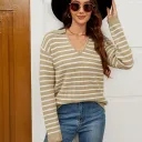 Brown And White Stripes