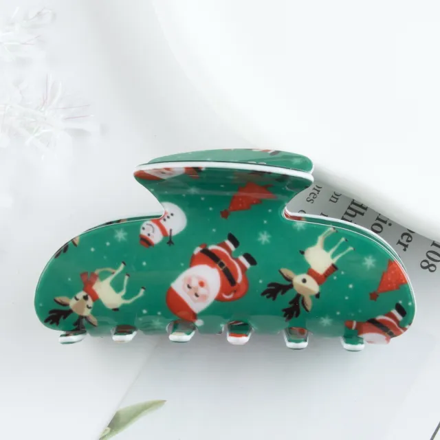 Cute Christmas Gift Hair Clips Green - Shop at LoveMi