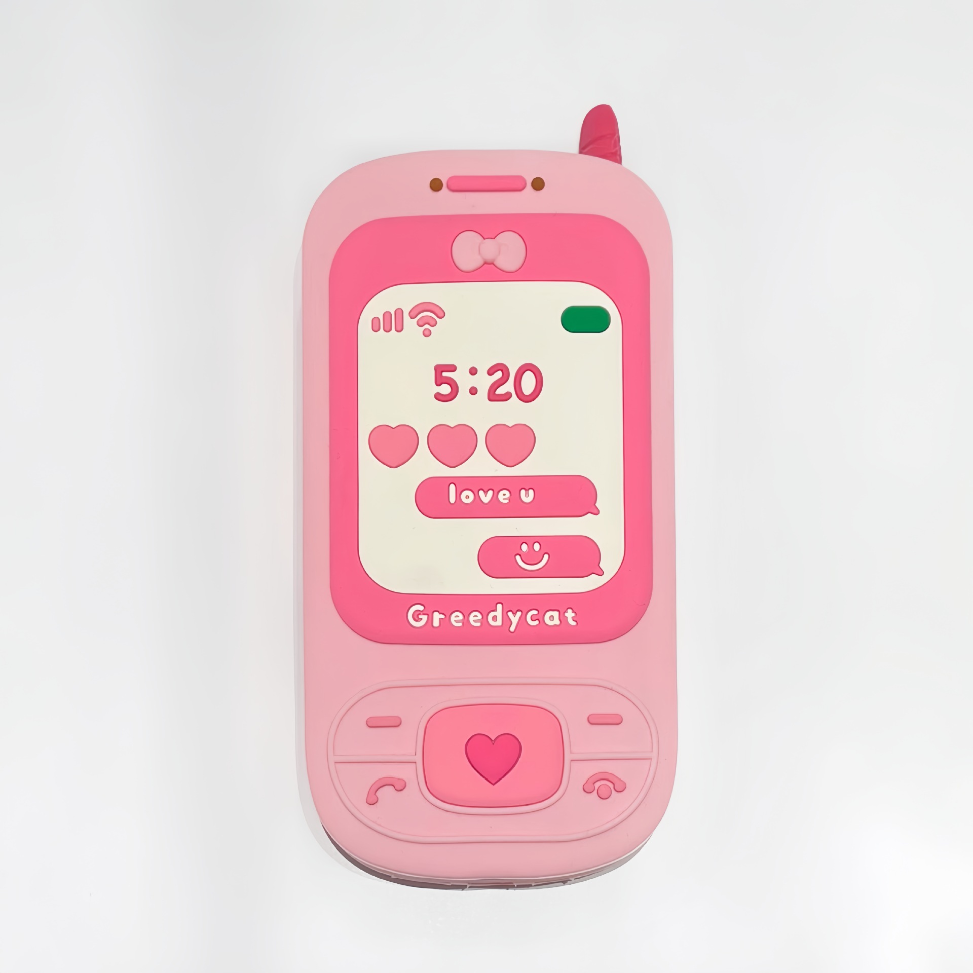 Cute Shaped Silicone Slide Phone Case