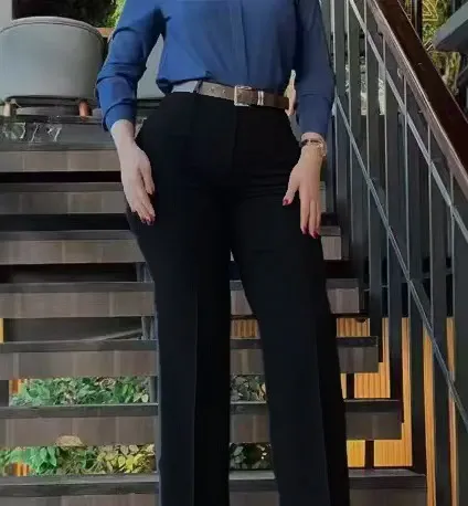 Cute Style Fresh Sweet Women's Patchwork Trousers Black - Shop at LoveMi