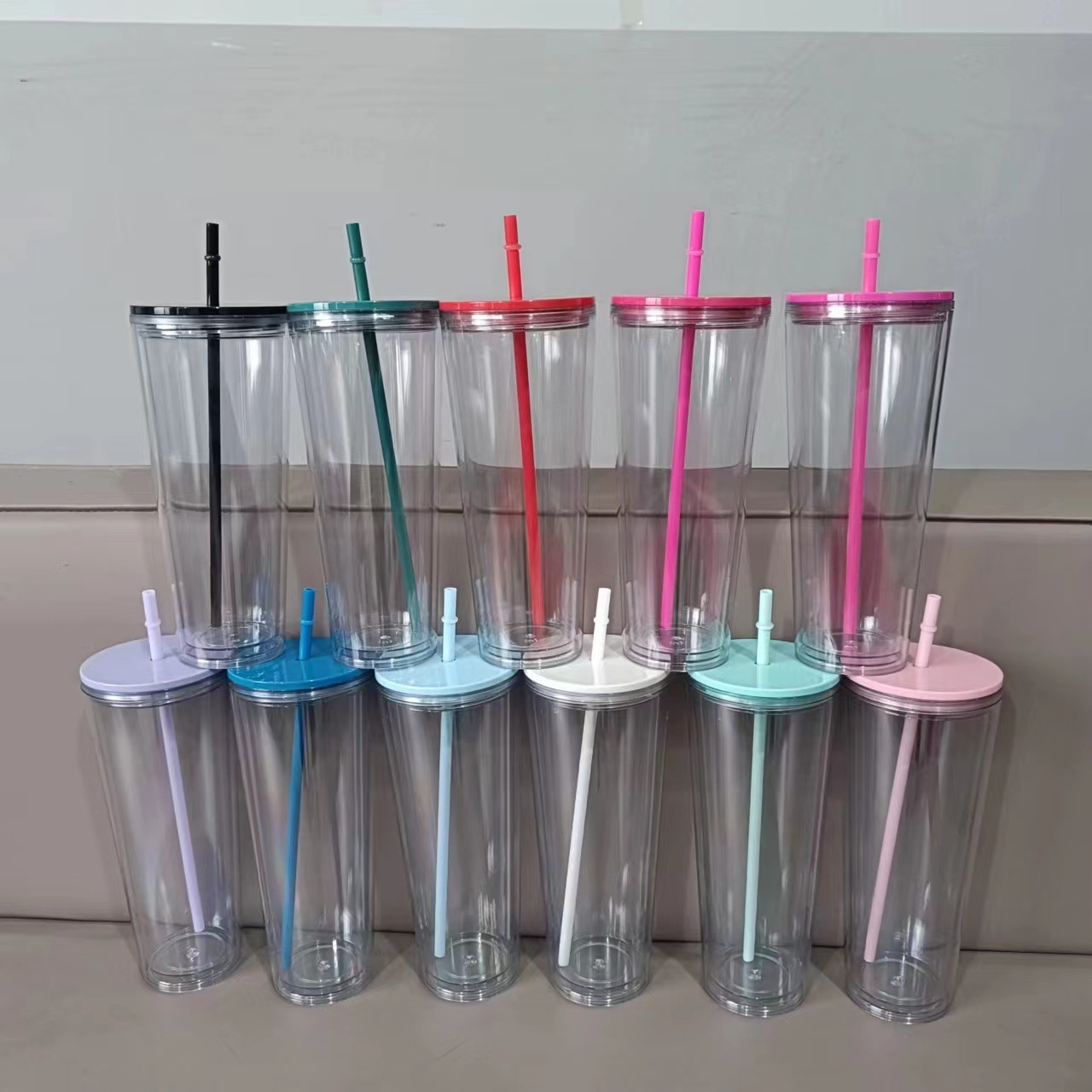 Frameless Double-layer Plastic Creative Glass