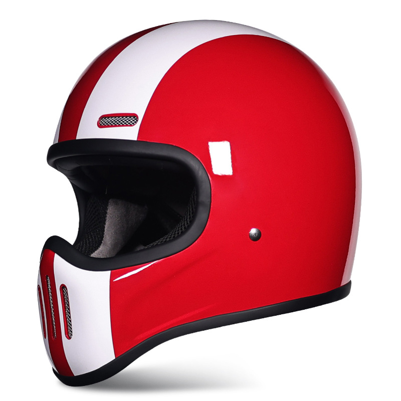 Small-shell Retro Helmet For Motorcycles, Cruisers, And Scooters