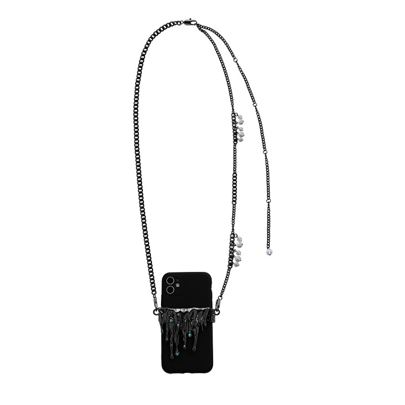 Lava Tassel Moonstone Mobile Phone Charm - Image 11