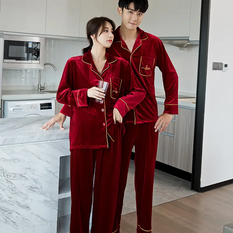 Couple Pajamas Women's Spring And Autumn Men's