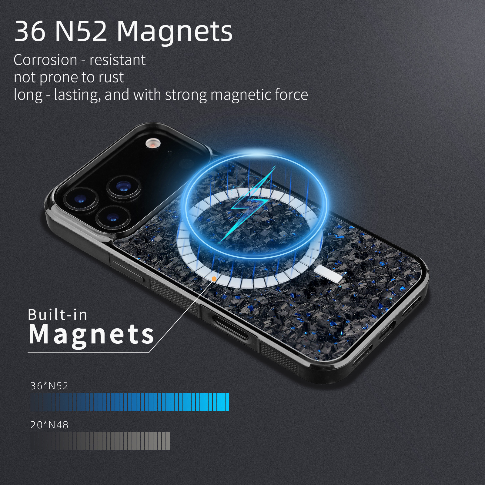 Compatible With The Forged Carbon Fiber Phone Case view 5