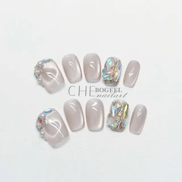 High grade Finished Product Fake Nails Short Square - Shop at LoveMi