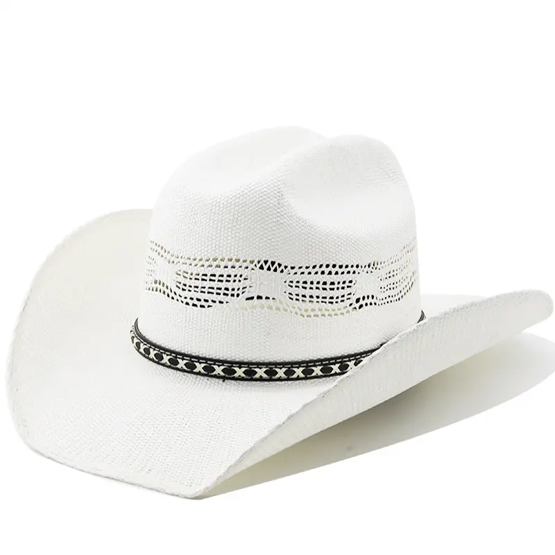 Handwoven Straw Cowboy Hat