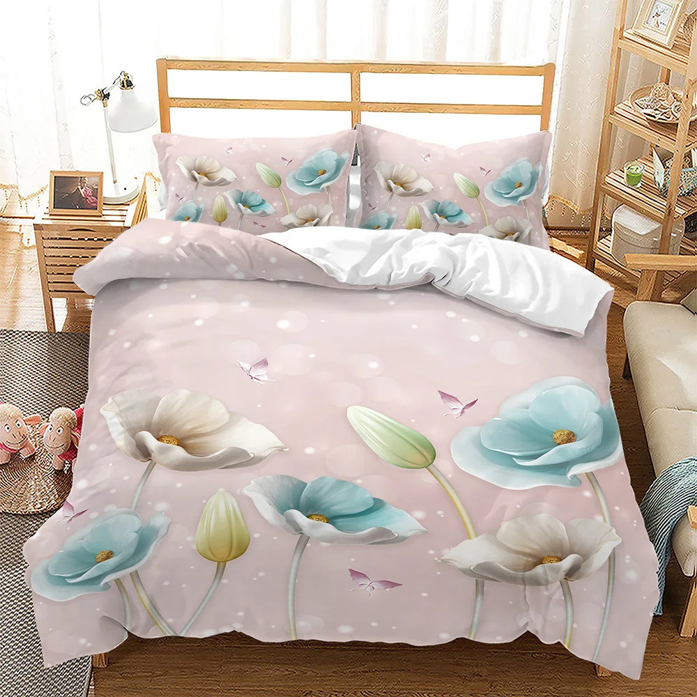 Spring Down Polyester Duvet Cover